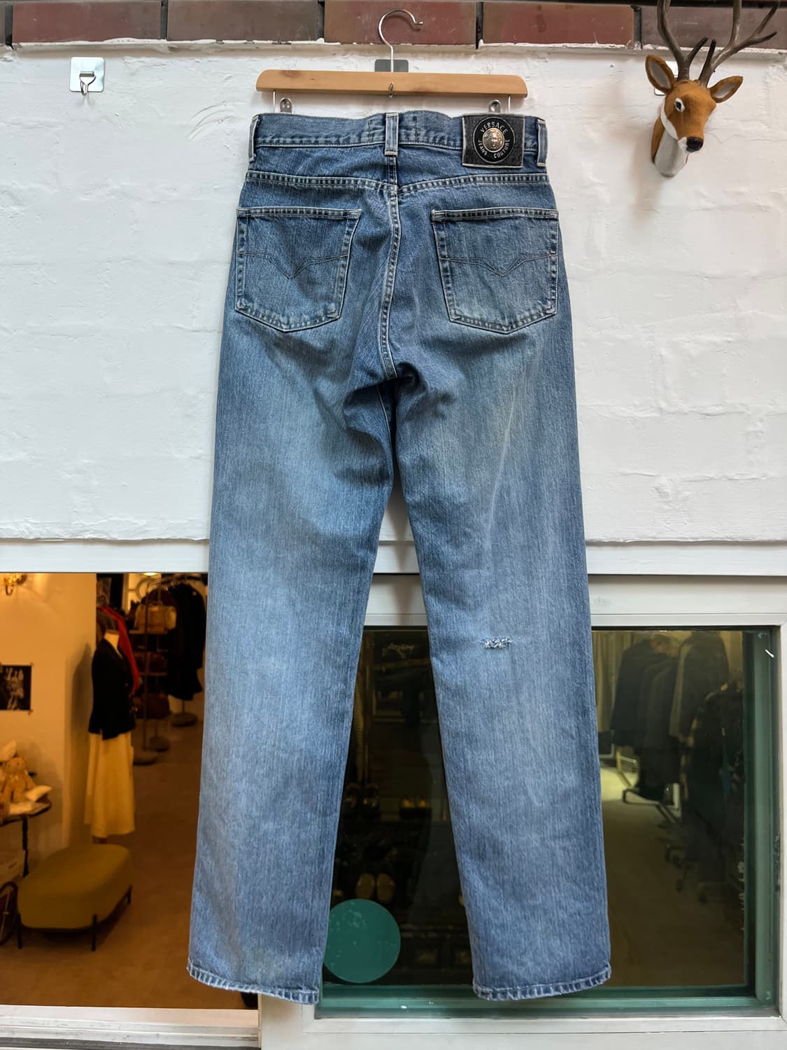 Versace 라이트 워시 블루 베르사체 데님 팬츠 W29 상품이미지10