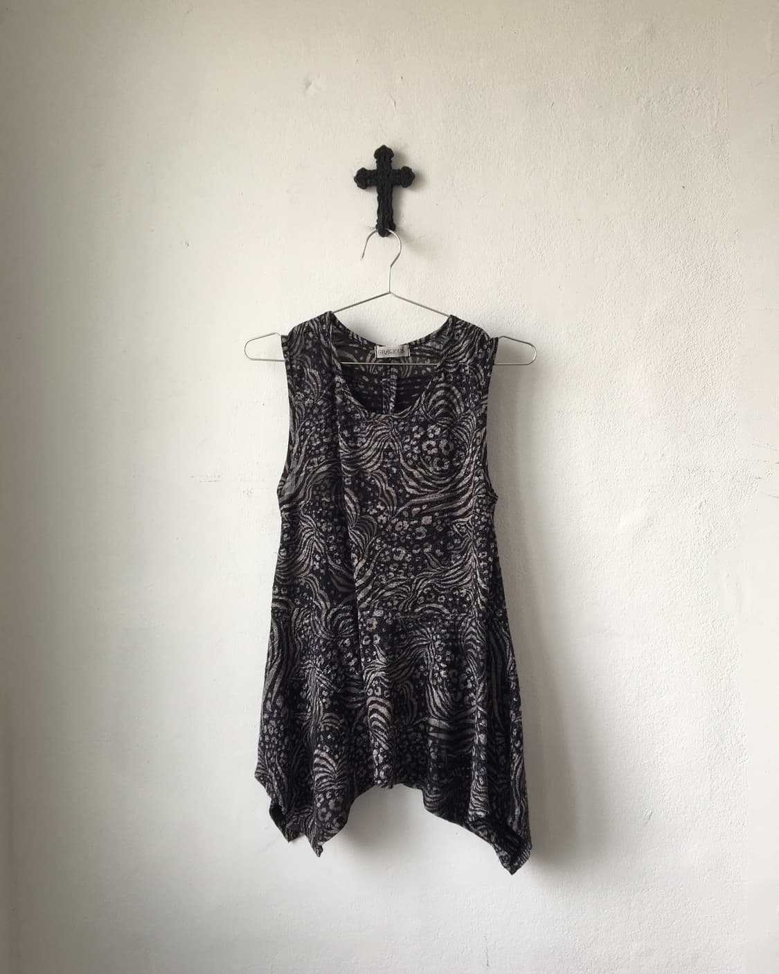 Unbalanced pattern sleeveless 상품이미지2