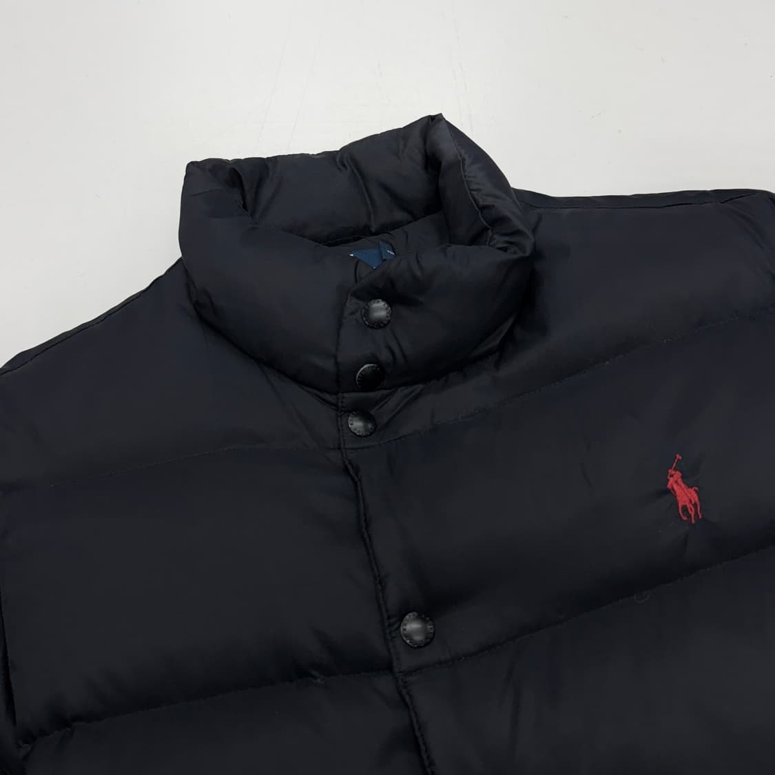 폴로 포니 구스다운 푸퍼 패딩 블랙 상품이미지3
