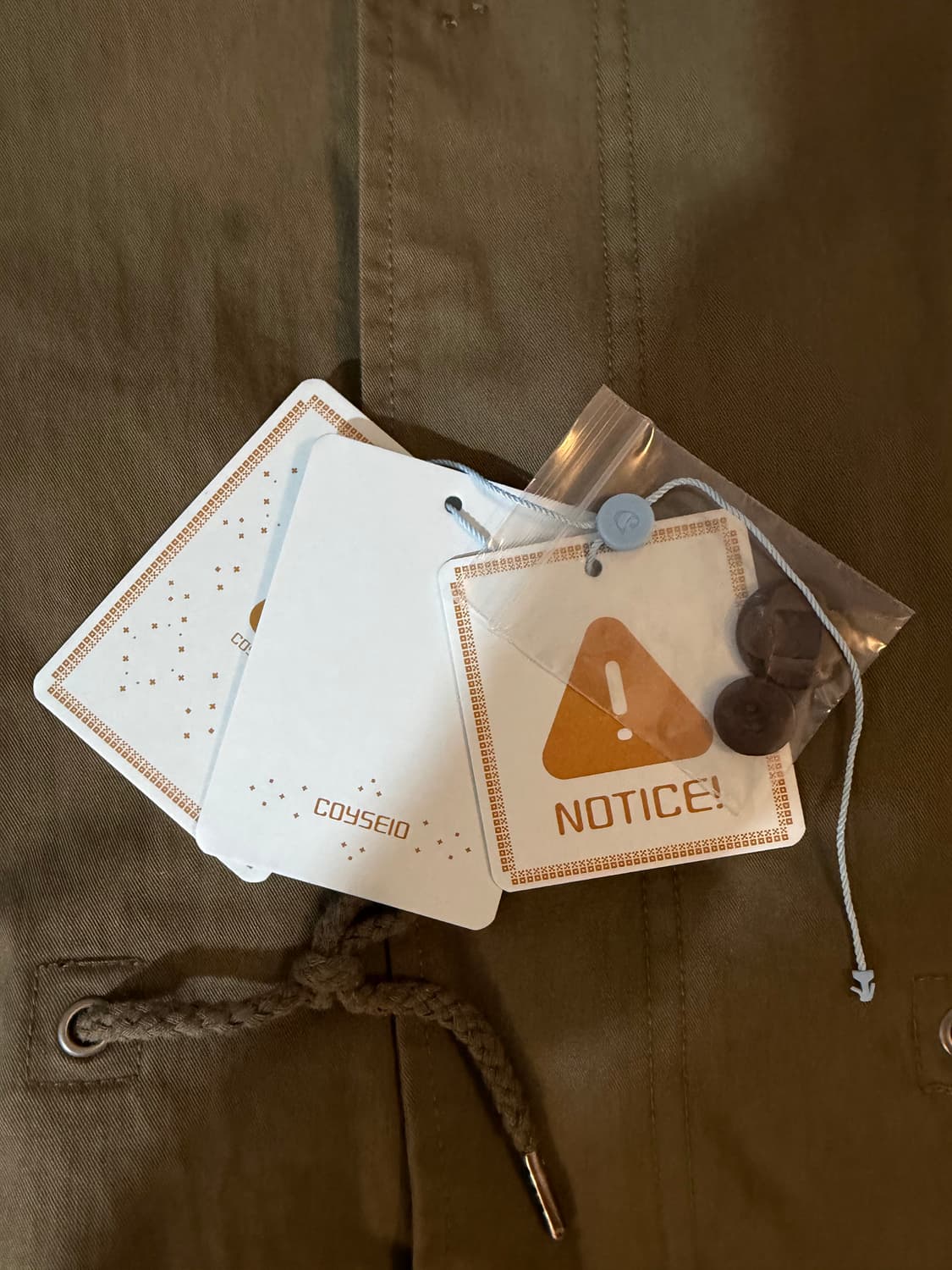 코이세이오 워시드 밀리터리 자켓 머드 카키 야상 상품이미지3