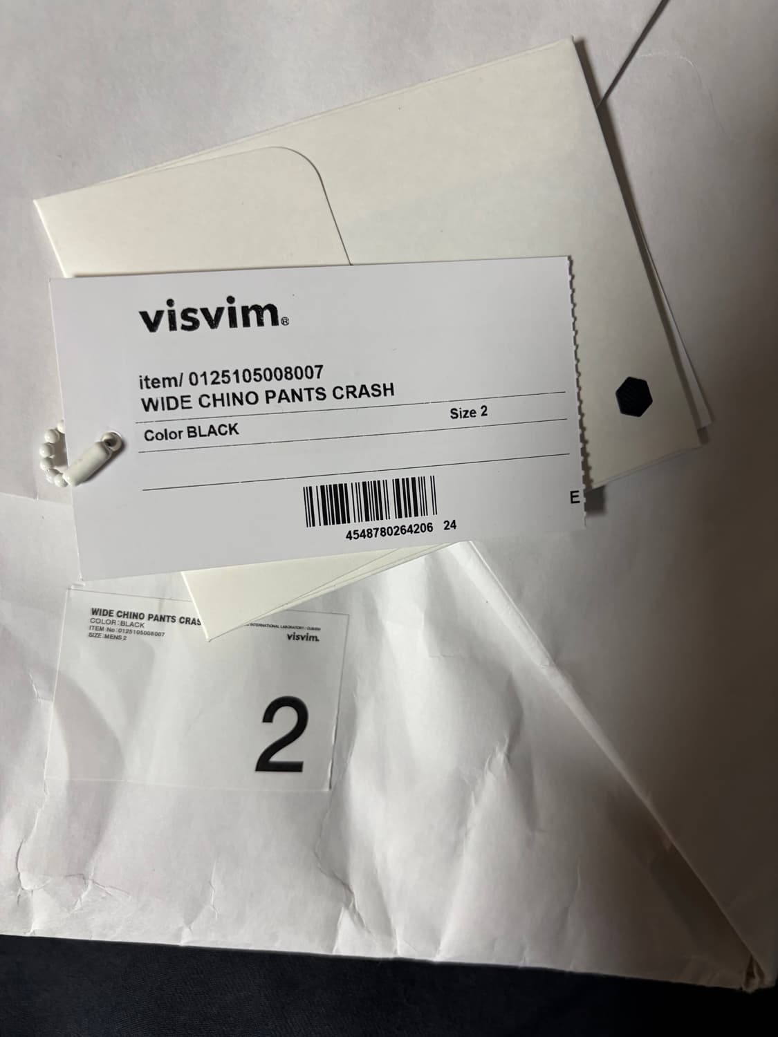 비즈빔 25 와이드치노크래쉬 블랙2 상품이미지5