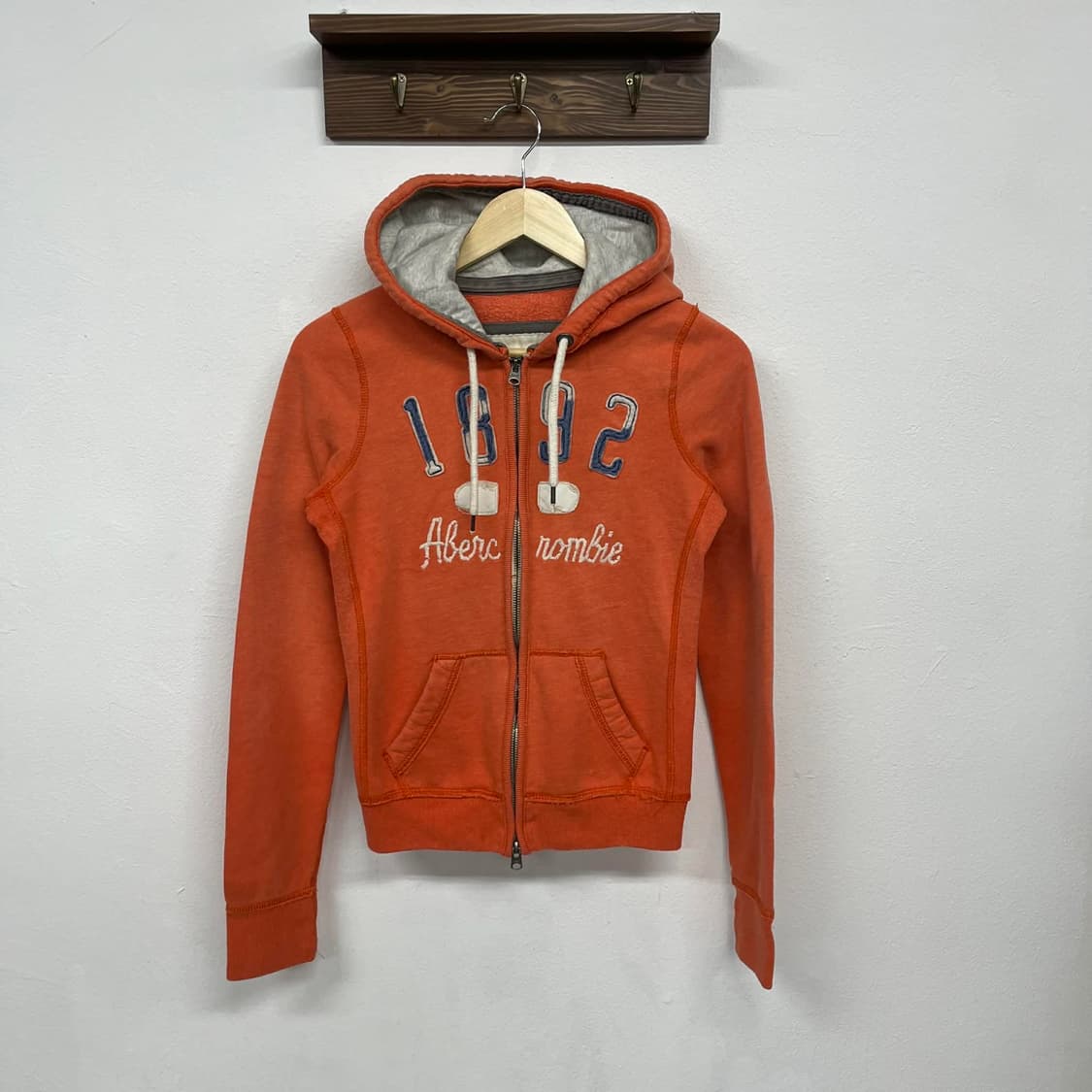아베크롬비 y2k 여리핏 대대장 작사 후드집업 희귀져지(S) 상품이미지5