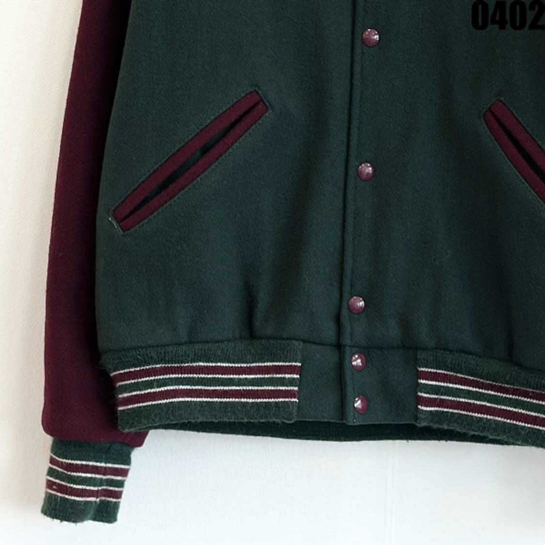 USA 빈티지 울 바시티 자켓 M 0402 상품이미지3