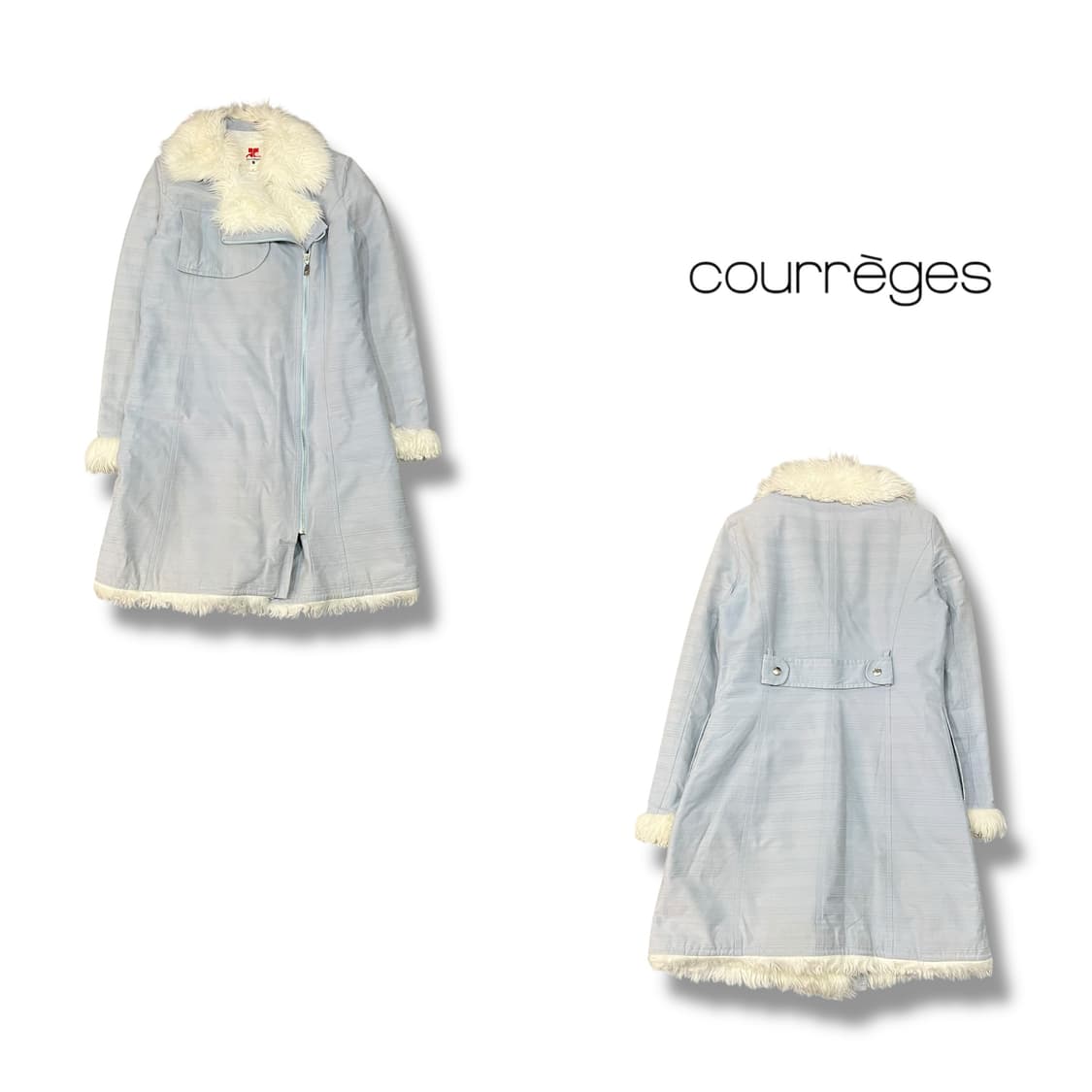  꾸레쥬 퍼 무스탕 코트 y14178 상품이미지1