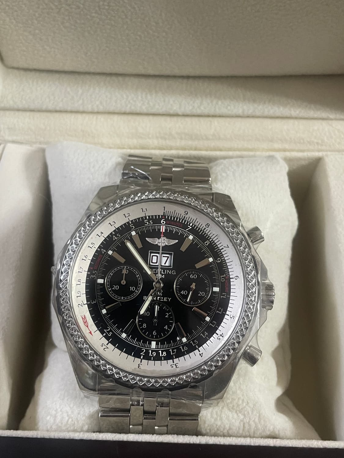 브라이틀링 벤틀리 6.75 블랙 단품 상품이미지1