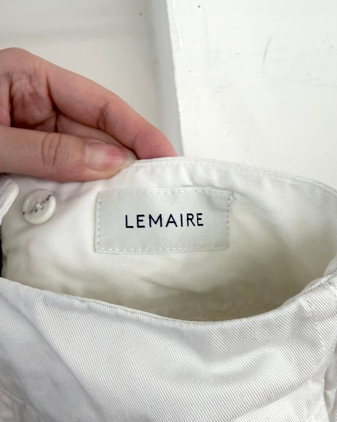 르메르 화이트 코튼 미디 스커트 상품이미지7