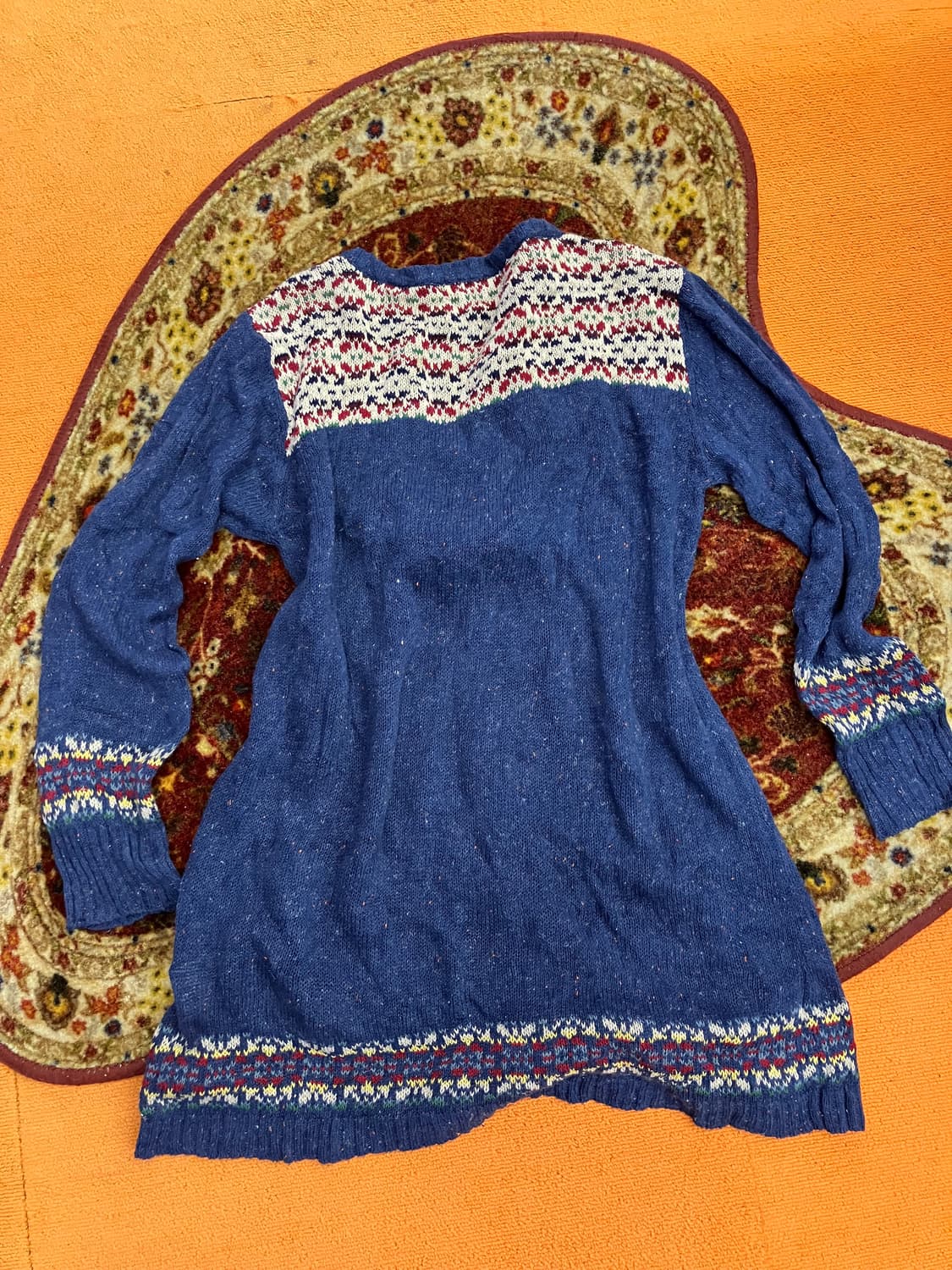 모리 네이비 투포켓 가디건 상품이미지5