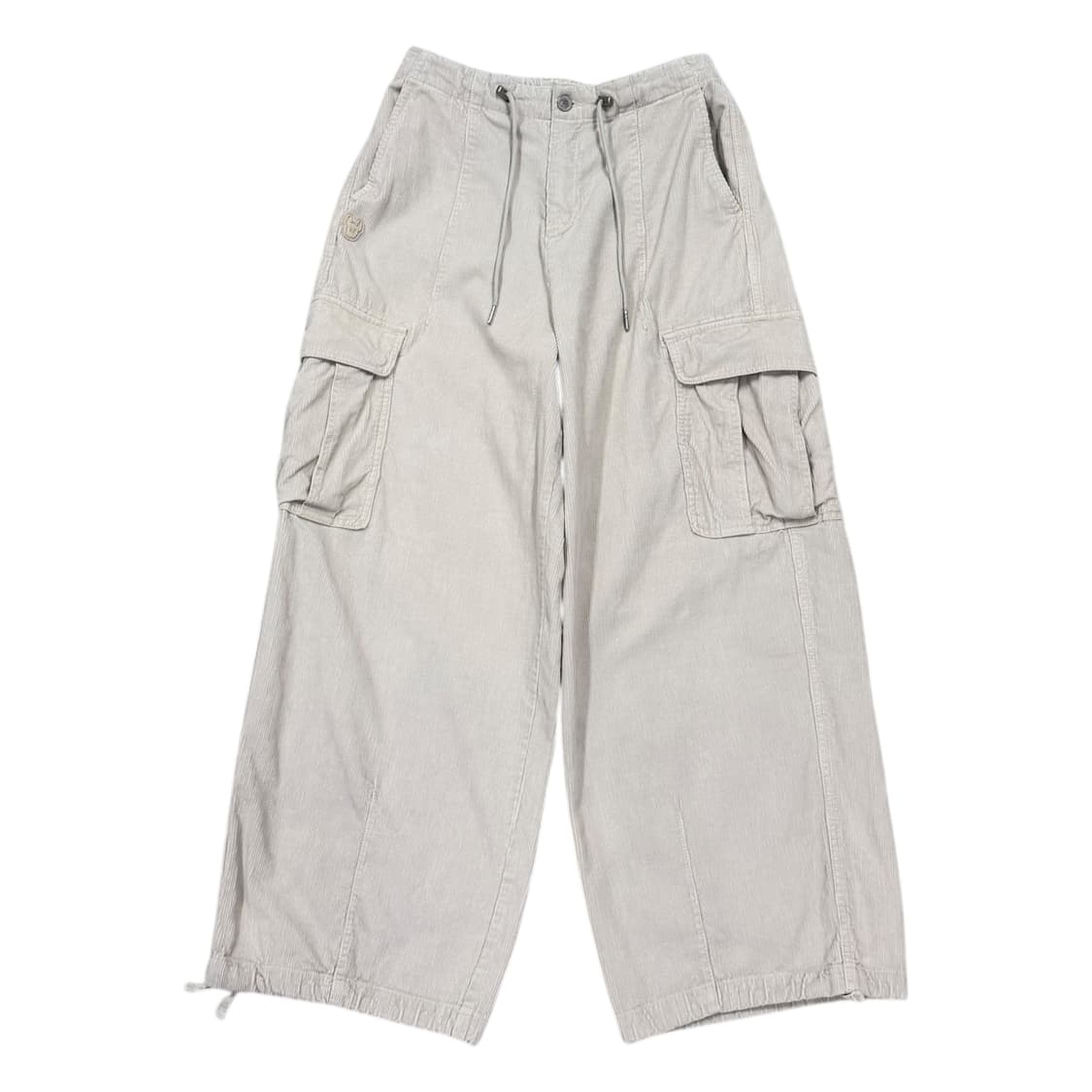 라이프워크 코듀로이 베이직 와이드 카고팬츠 아이보리 FREE 상품이미지1