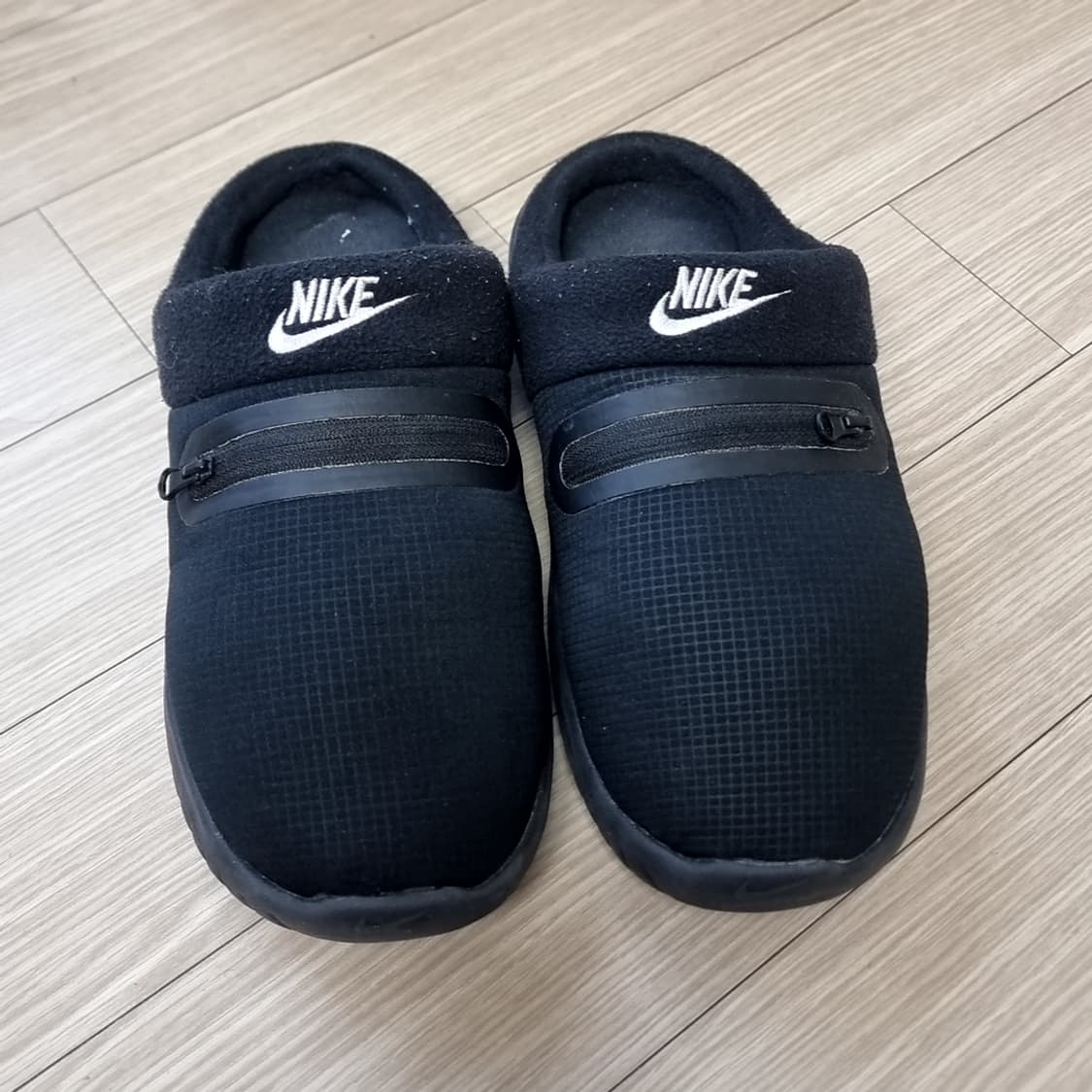 노스페이스 블랙 슬리퍼 털 실내화(260-280) 상품이미지1