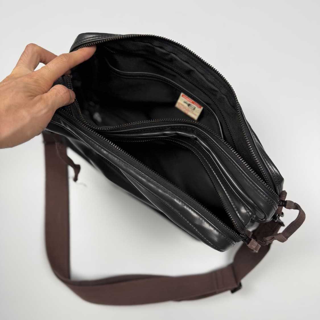 요시다포터 러기지라벨 라이너 숄더백 블랙 상품이미지6