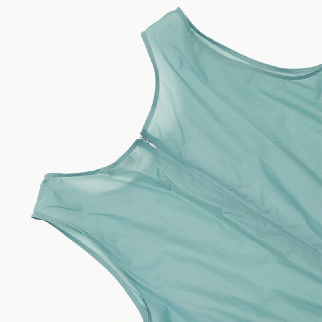 아모멘토 스트링 볼륨 드레스 스카이블루 상품이미지2