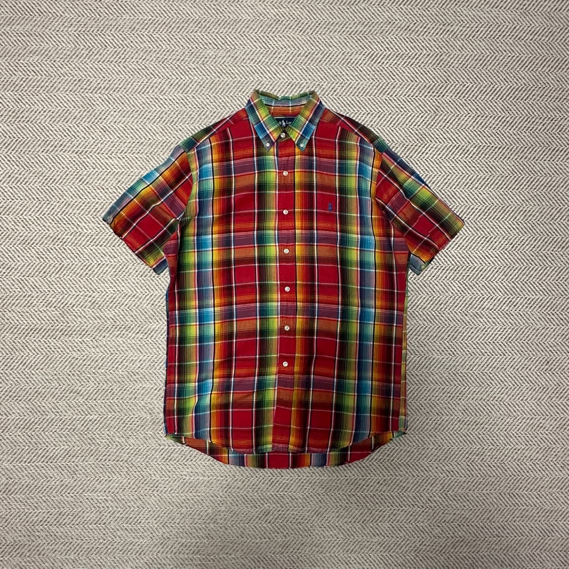 POLO RALPH LAUREN linen half shirt 상품이미지1