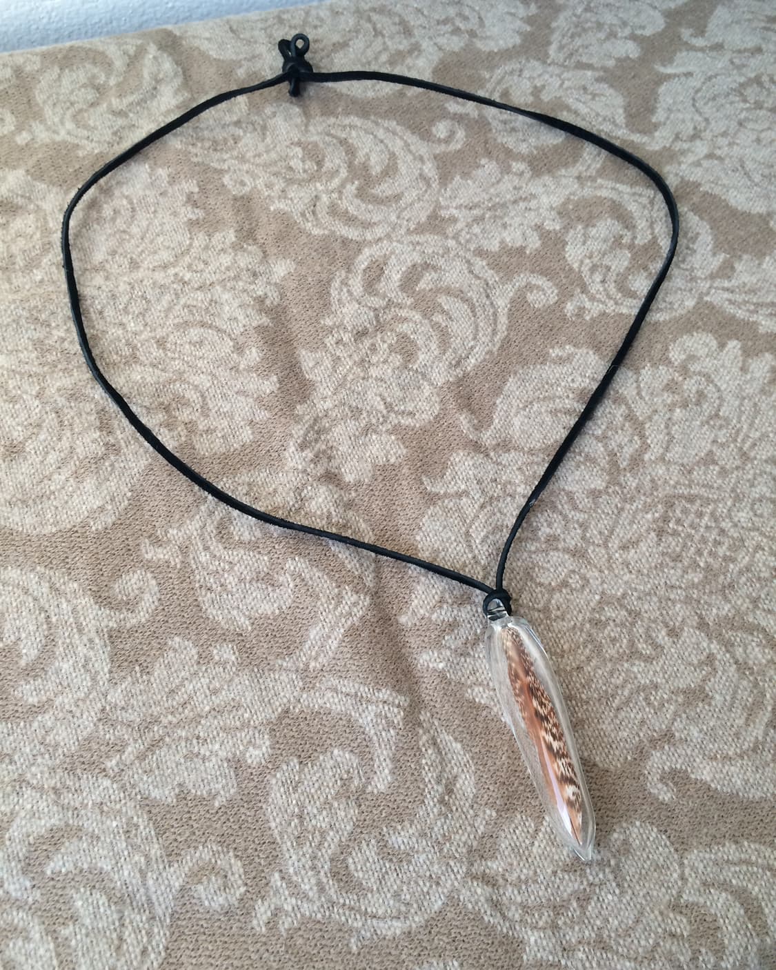 feather pendent necklace 상품이미지1