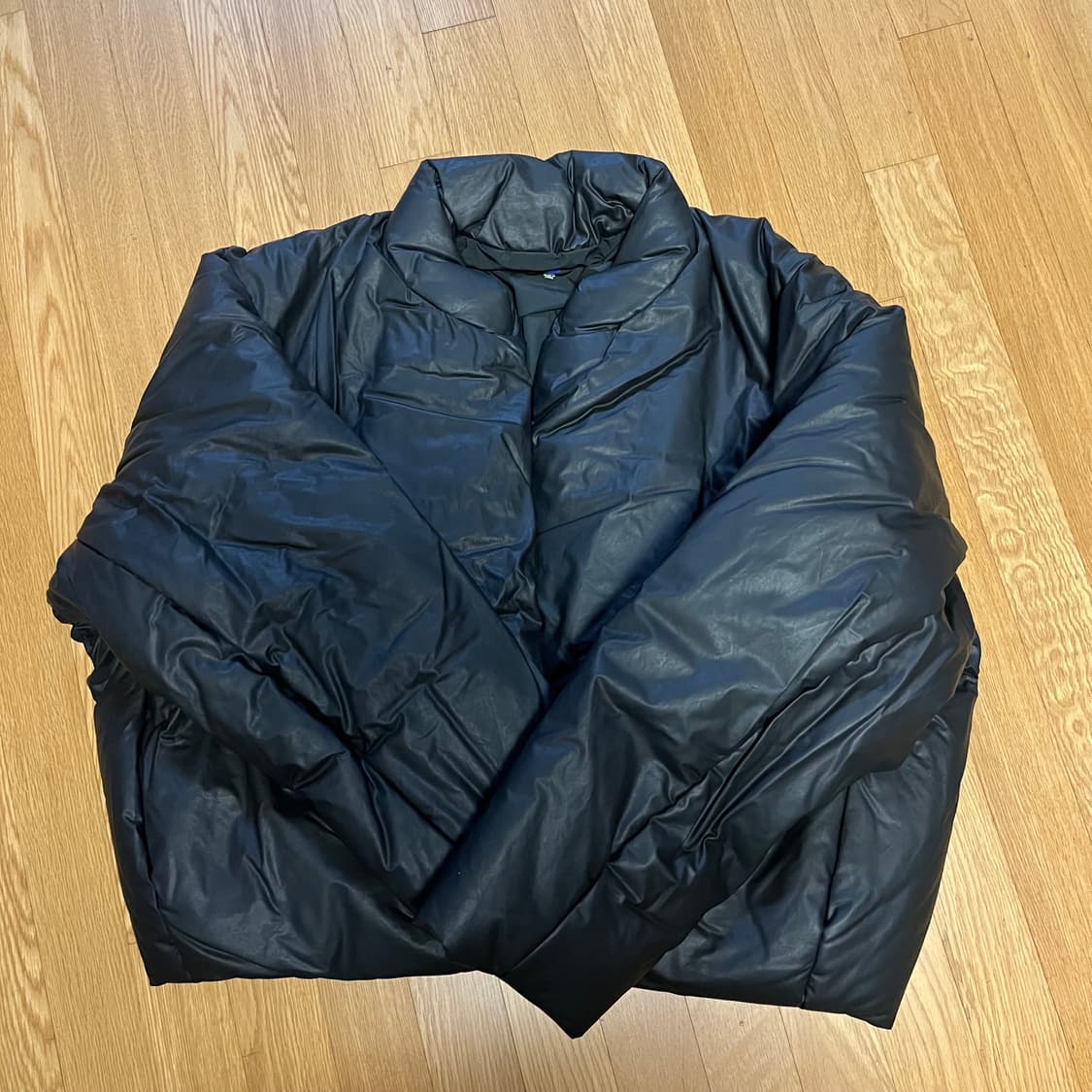 [L] 이지 갭 라운드 자켓 블랙 상품이미지1
