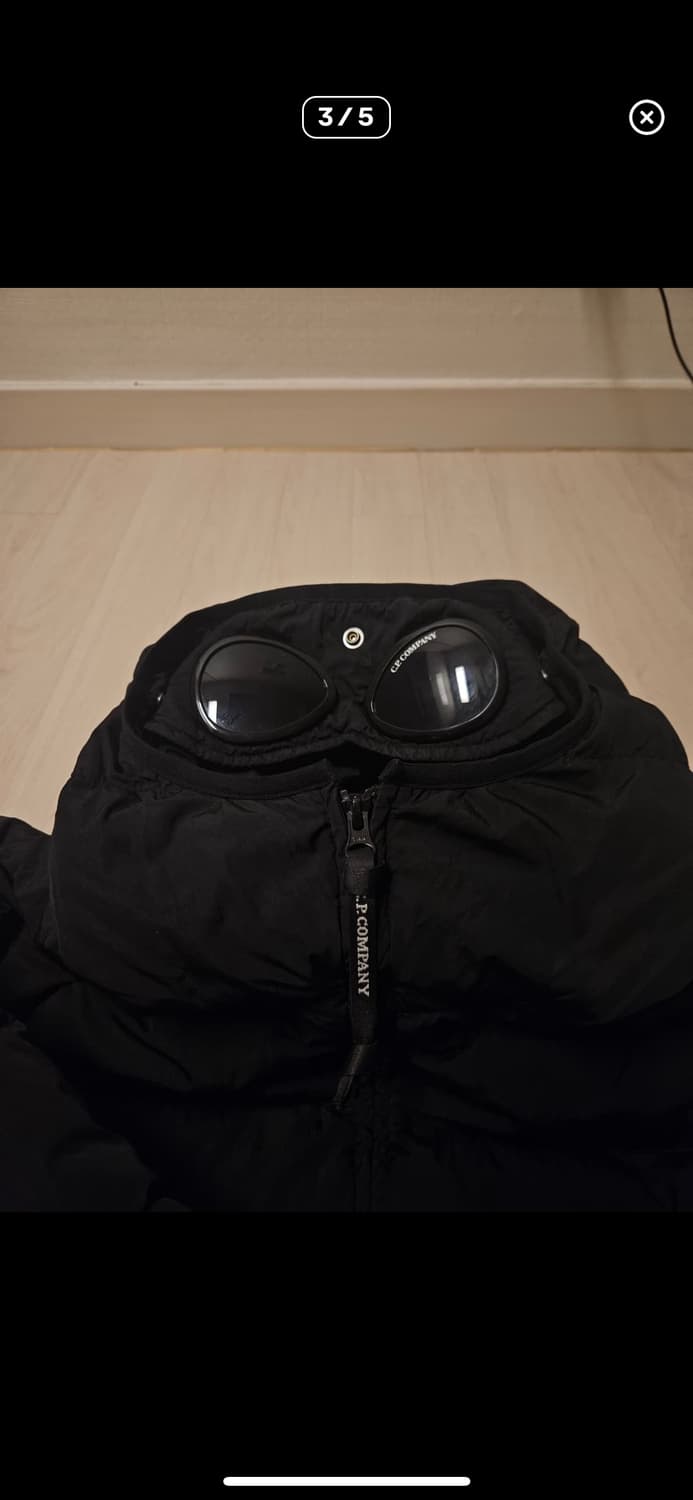 Cp 컴퍼니 에코크롬 가먼트다잉 고글패딩 상품이미지2