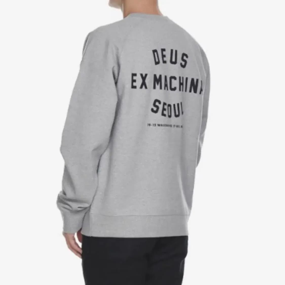 (S) 데우스 서울 어드레스 맨투맨 그레이 상품이미지2