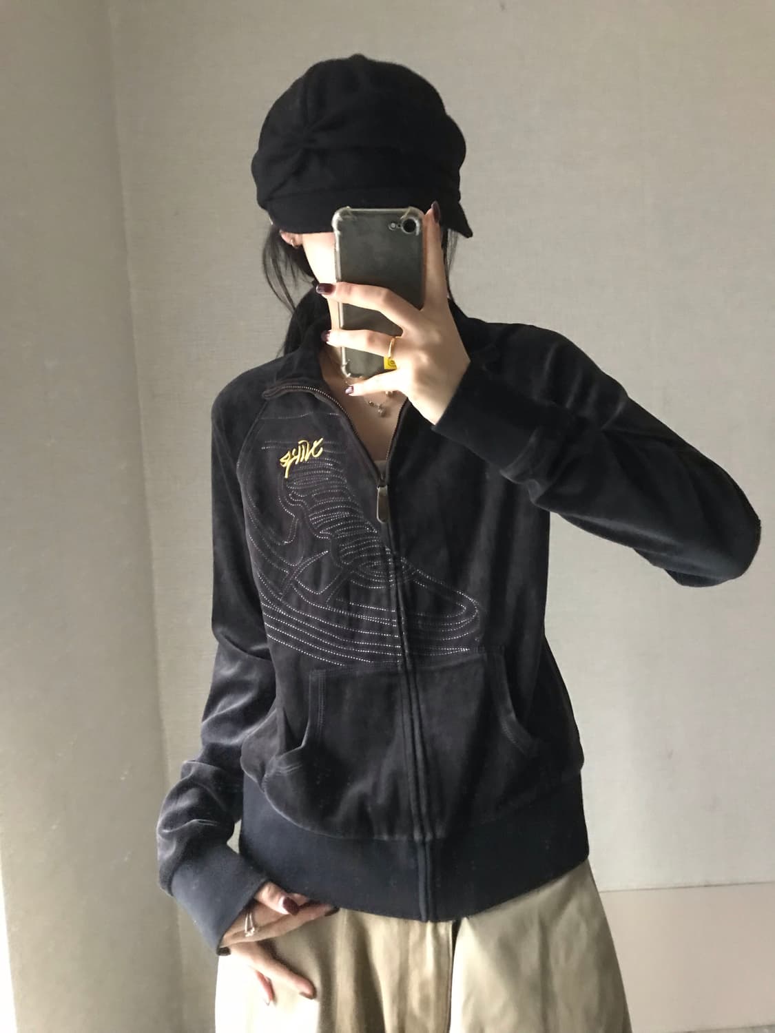 나이키 슬림핏 벨벳 져지 상품이미지1