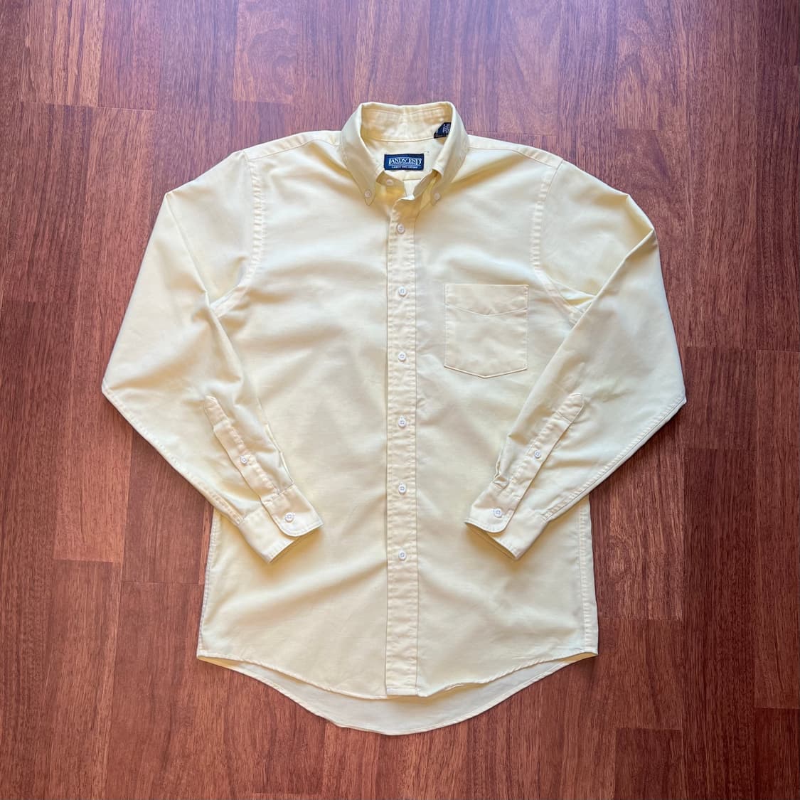 LANDS END USA 옐로우 옥스포드 셔츠 상품이미지2