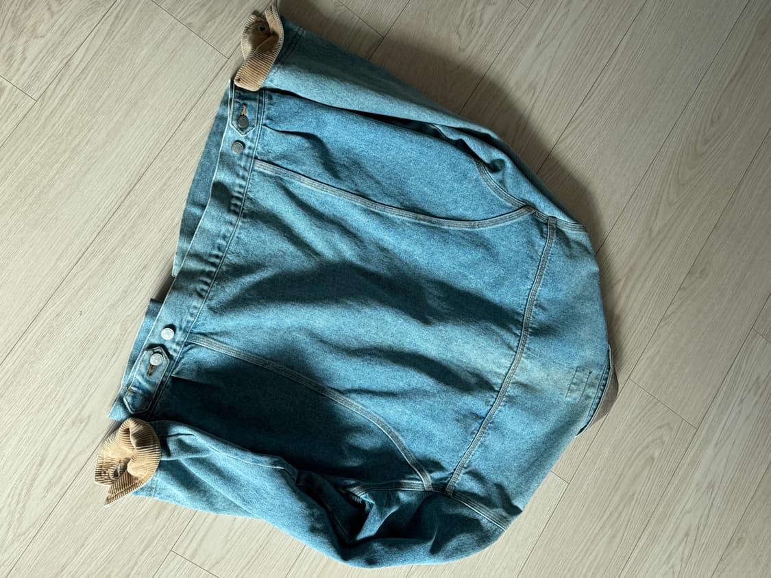 빈티지 바나나 리퍼블릭 스웨이드카라 데님자켓 상품이미지6