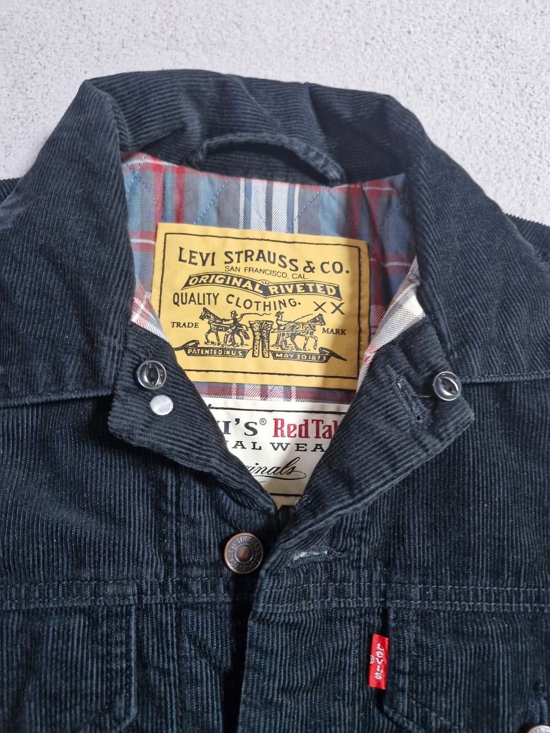 리바이스 블랙 골덴자켓 M 상품이미지1