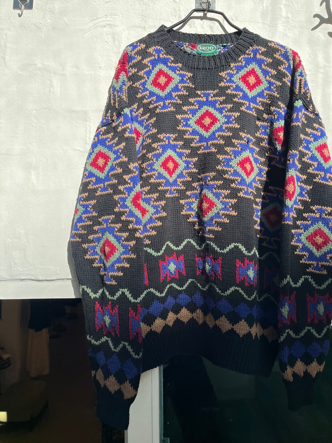 Izod 빈티지 아즈텍 패턴 니트 M 상품이미지4