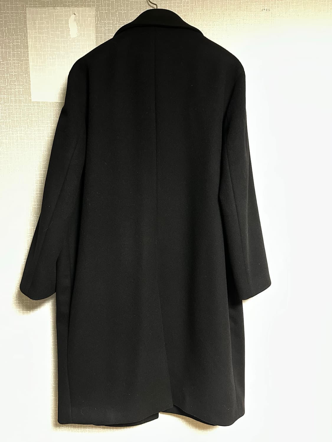 무신사 스탠다드 캐시미어 더블 코트 블랙 XL 상품이미지2