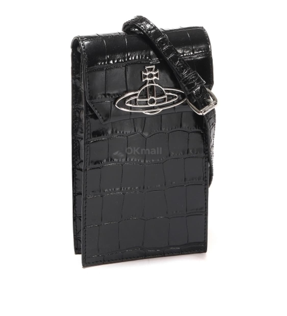 비비안웨스트우드 블랙 크로커 폰홀더백 상품이미지1