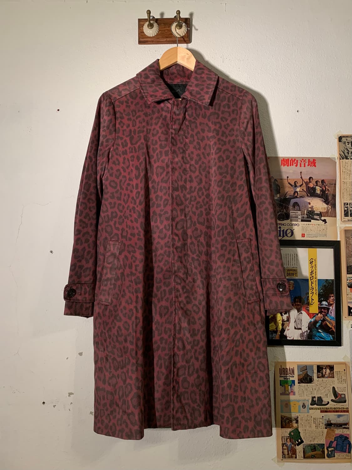 히스테릭 글래머 레오파드 벨벳 펭크 코트 상품이미지1