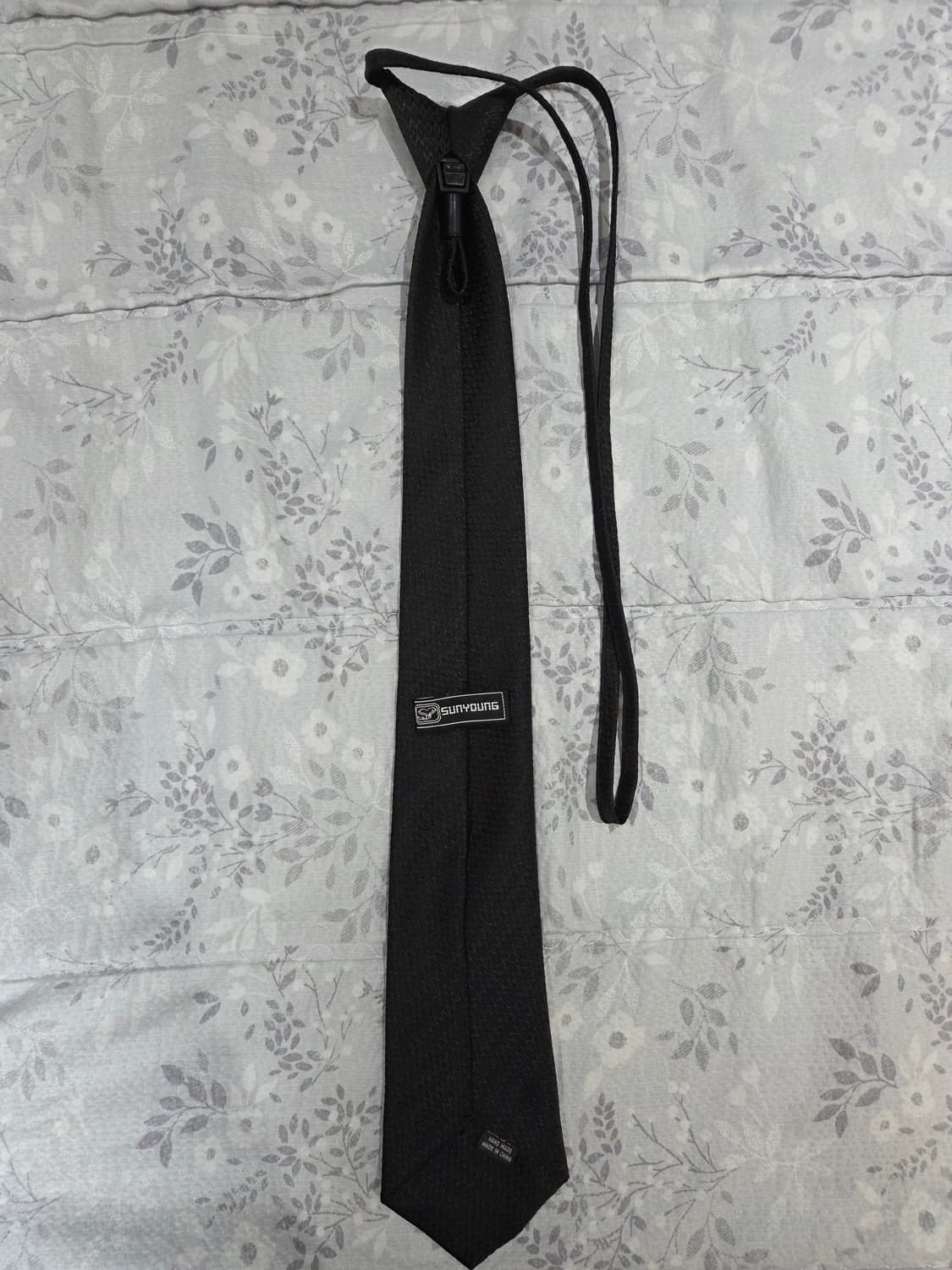 원터치/ 자동 넥타이 블랙 상품이미지2