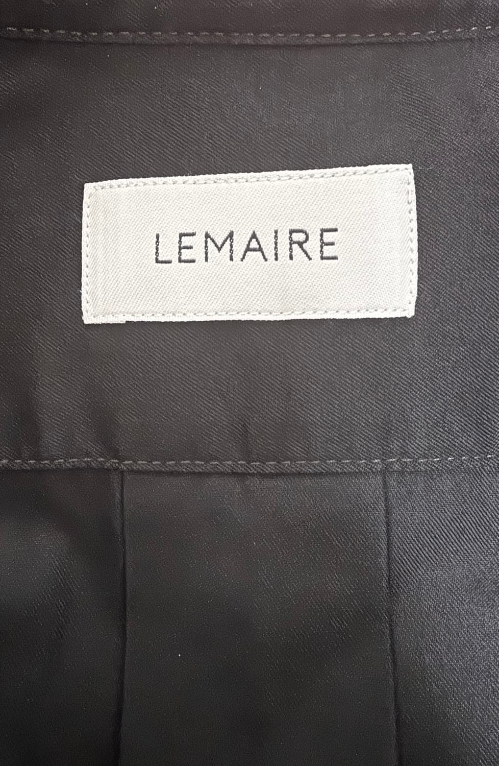 [48] 23SS 르메르 웨스턴셔츠 블랙 상품이미지5