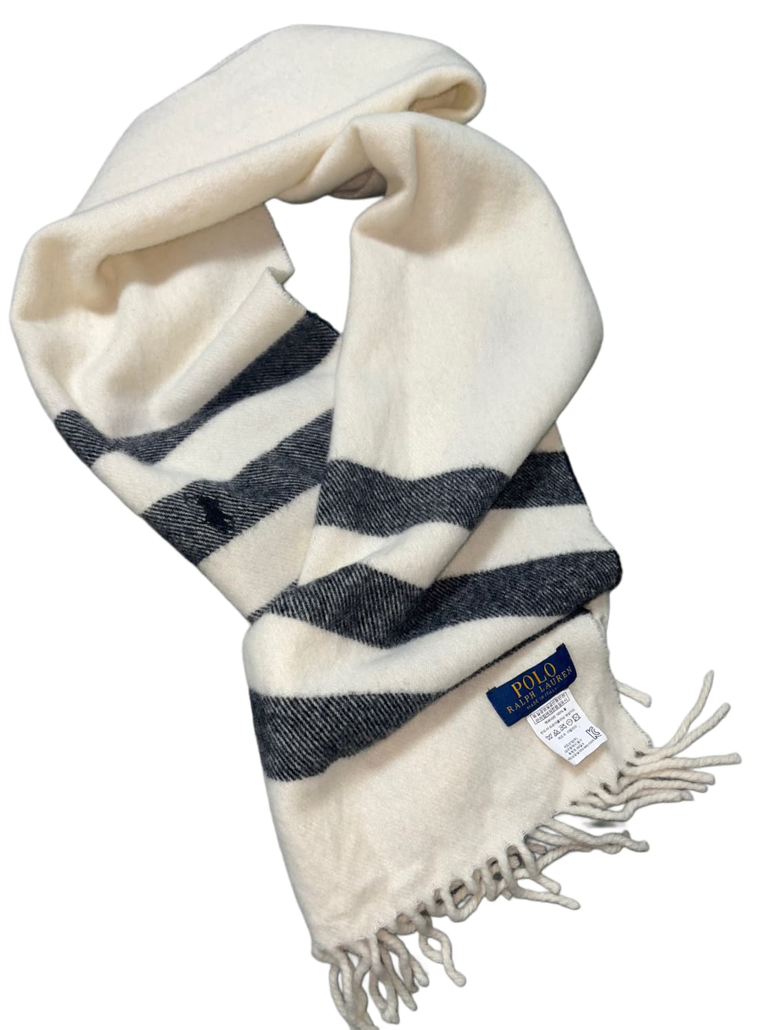 폴로 랄프로렌 스트라이프 울 머플러 상품이미지2