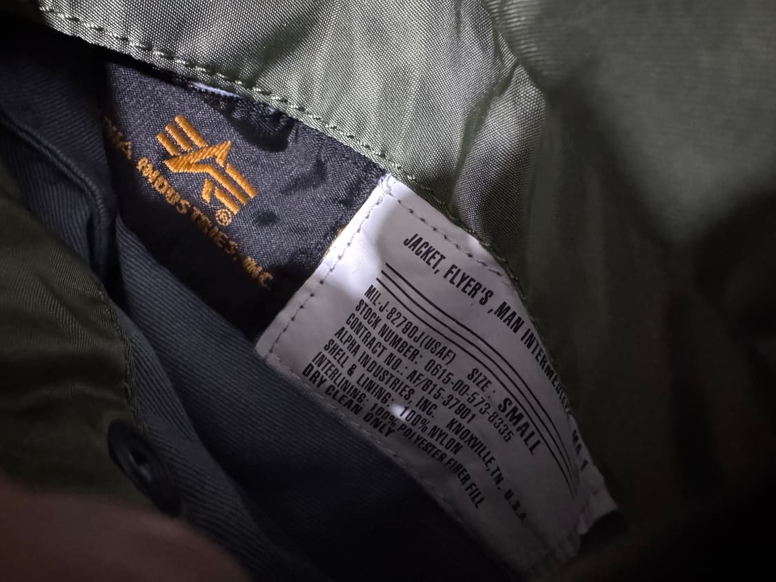 USA 알파인더스트리 MA-1 항공점퍼  상품이미지6