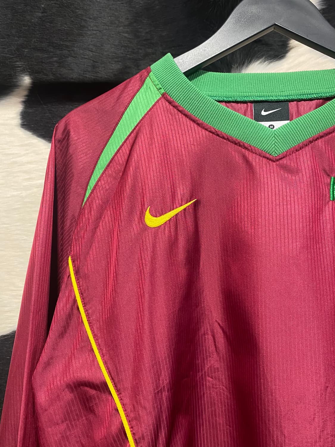 Nike 그린 배색 디테일 웜업 맨투맨 상품이미지4