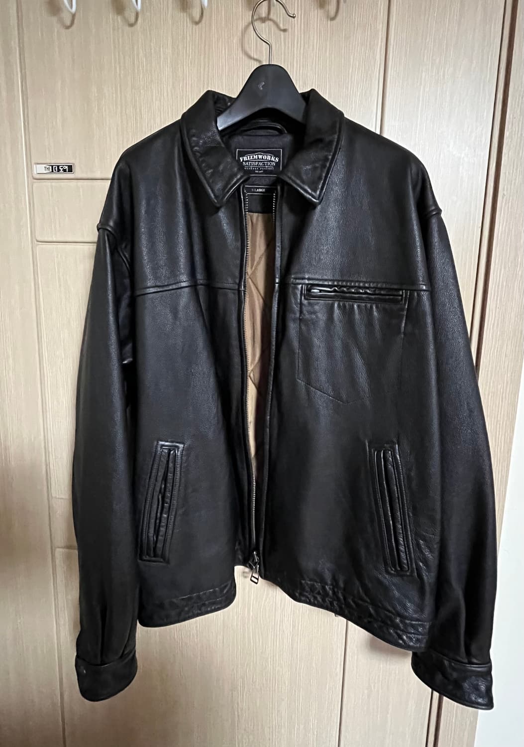 프리즘웍스 디스트로이드 가죽자켓 XL 상품이미지4