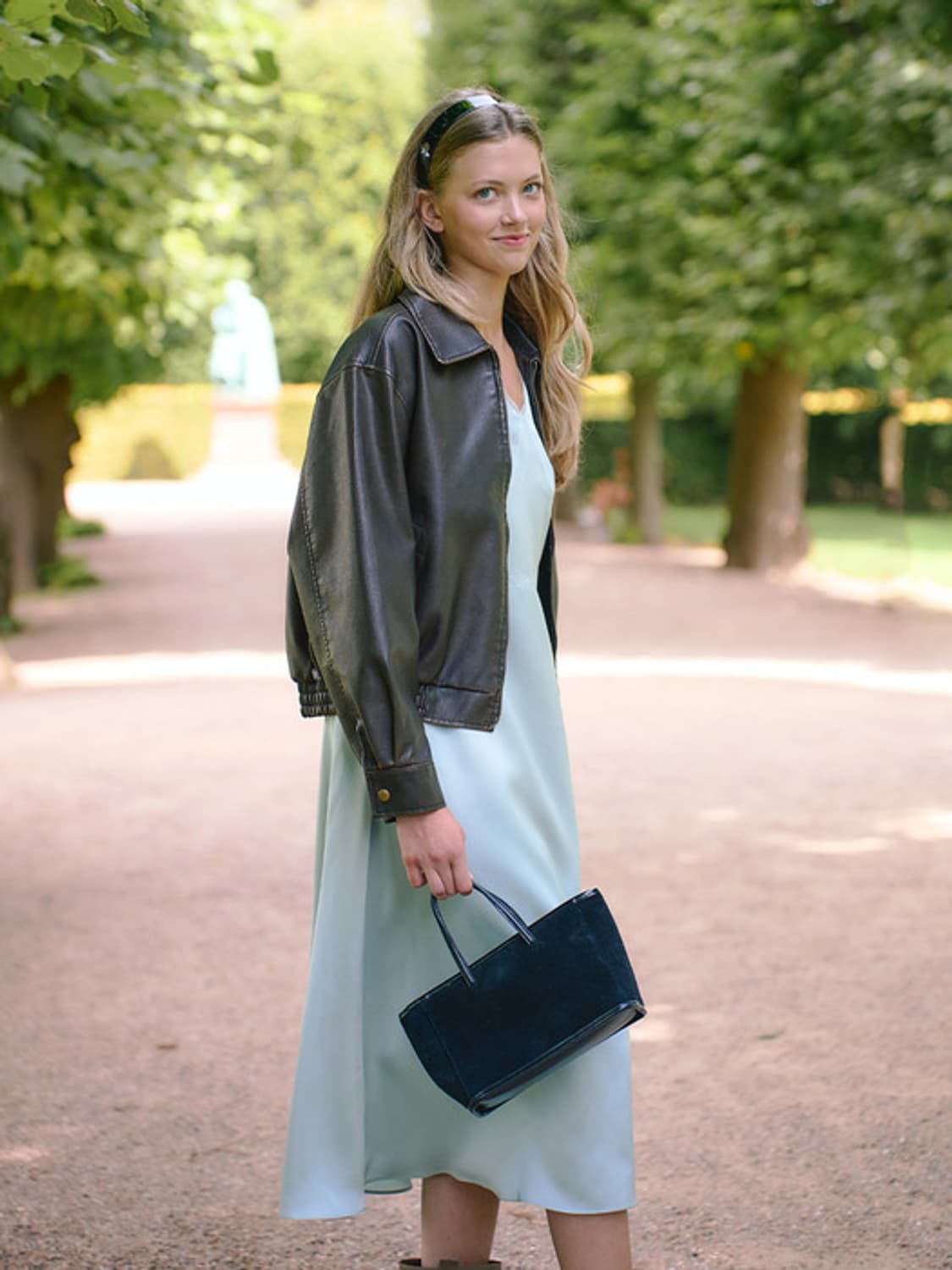 랭앤루 노팅힐 워싱 레더 봄버 자켓 다크브라운 상품이미지3