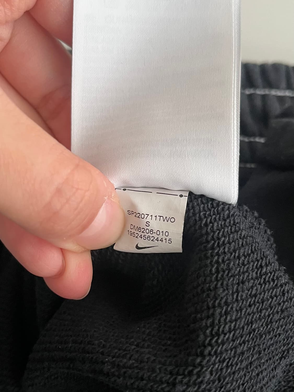 S) 나이키 스우시 조거 팬츠 블랙 상품이미지6