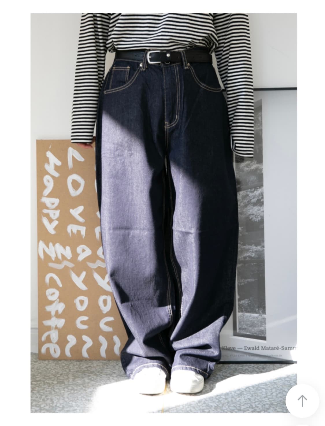 오무수히 생지 데님 팬츠 zze denim pants 상품이미지1