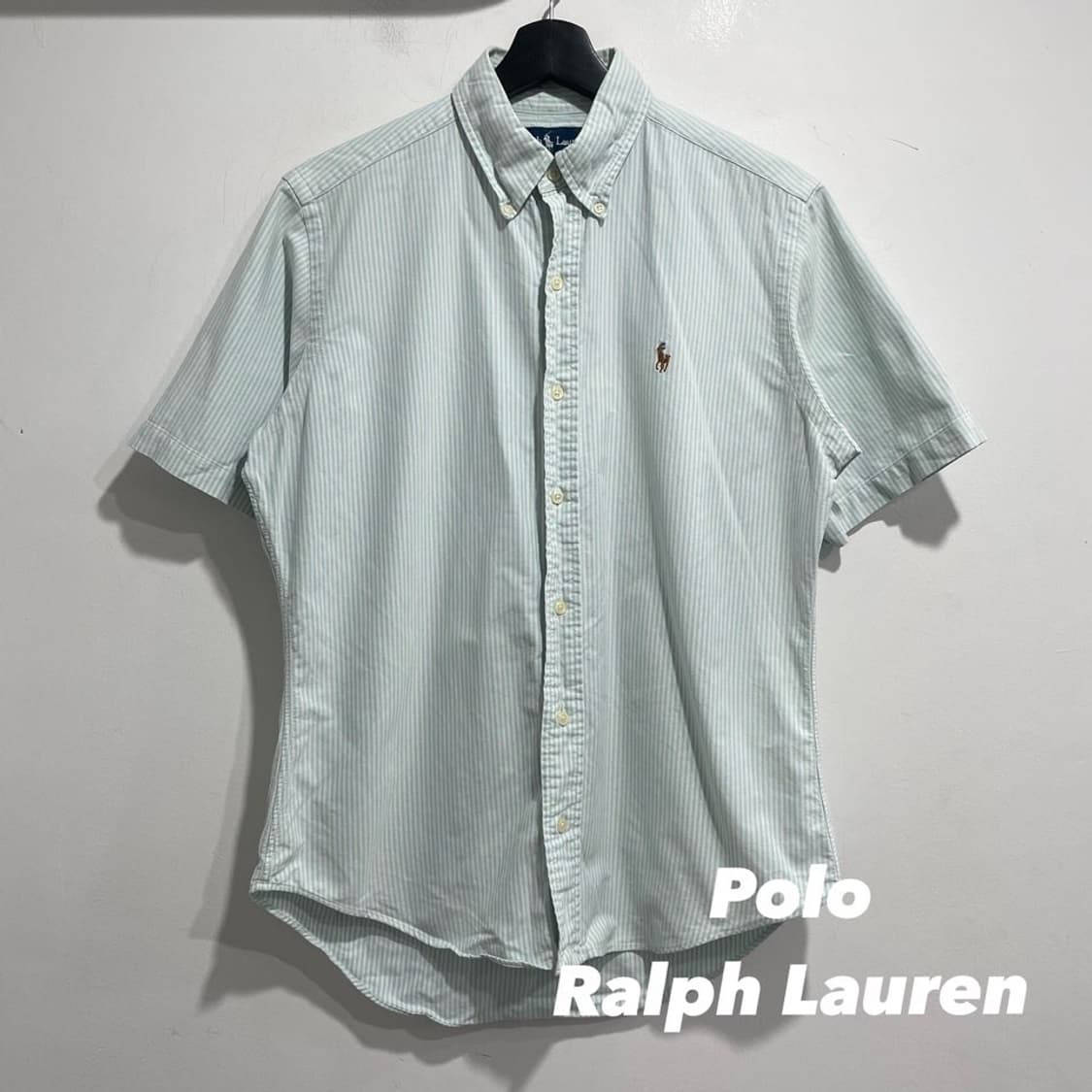 폴로 랄프로렌 스트라이프 반팔 셔츠 상품이미지1