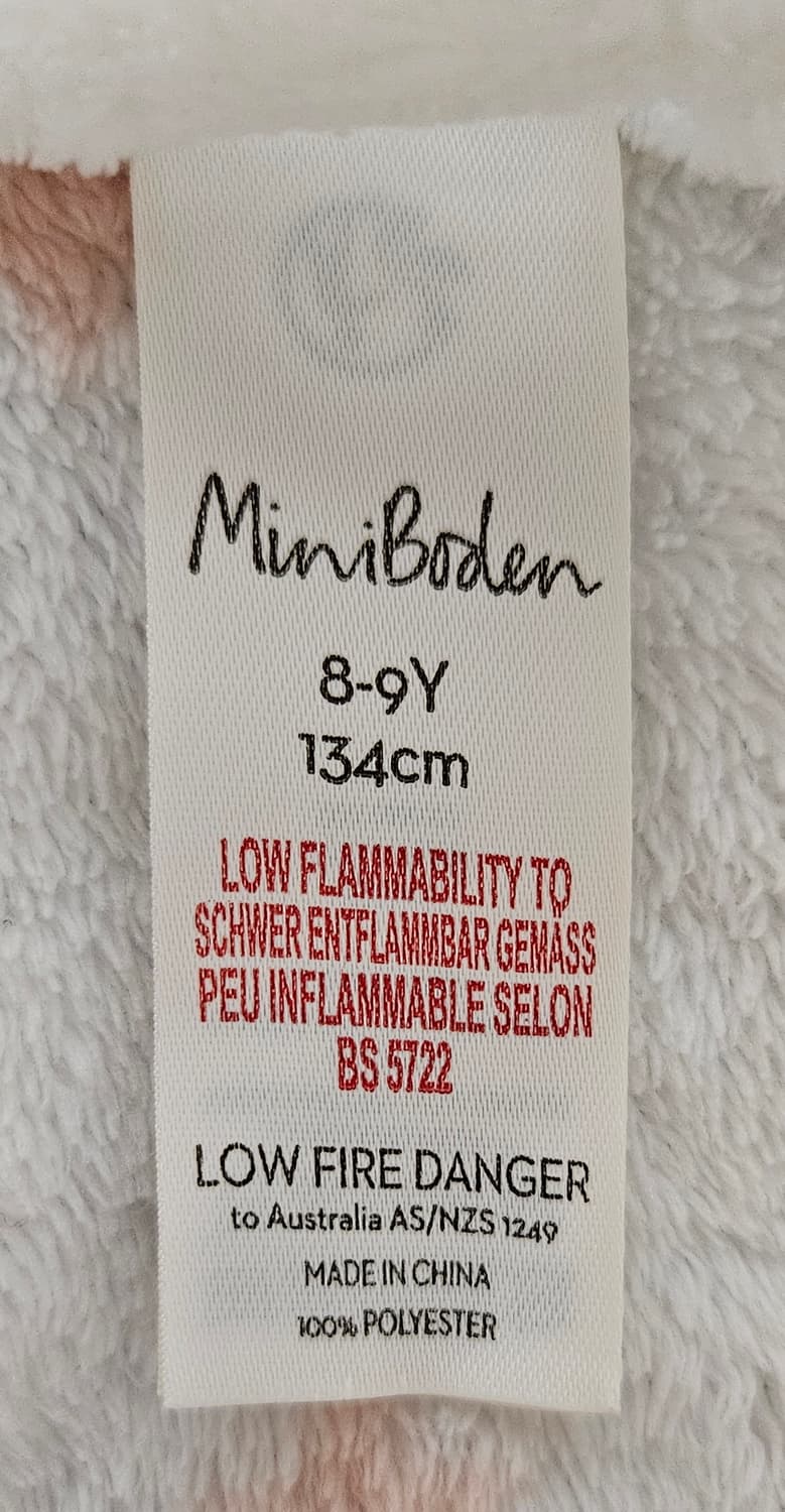 키즈 아동 미니보덴 목욕가운 샤워가운 8~9Y(134Cm) 새제품 상품이미지3