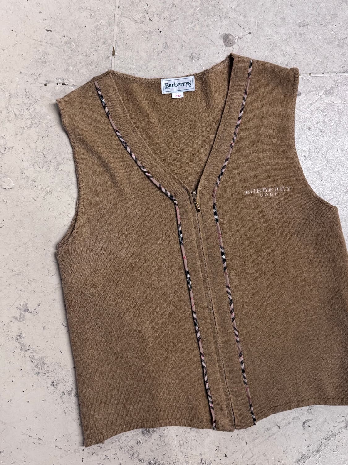 Burberry 버버리 노비체크 니트 베스트  상품이미지3