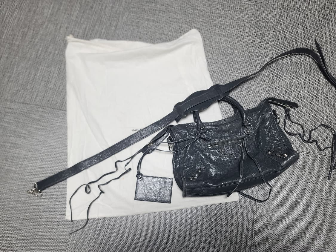 발렌시아가 모터 시티백 스몰 그레이 르시티백 크로스백 상품이미지1