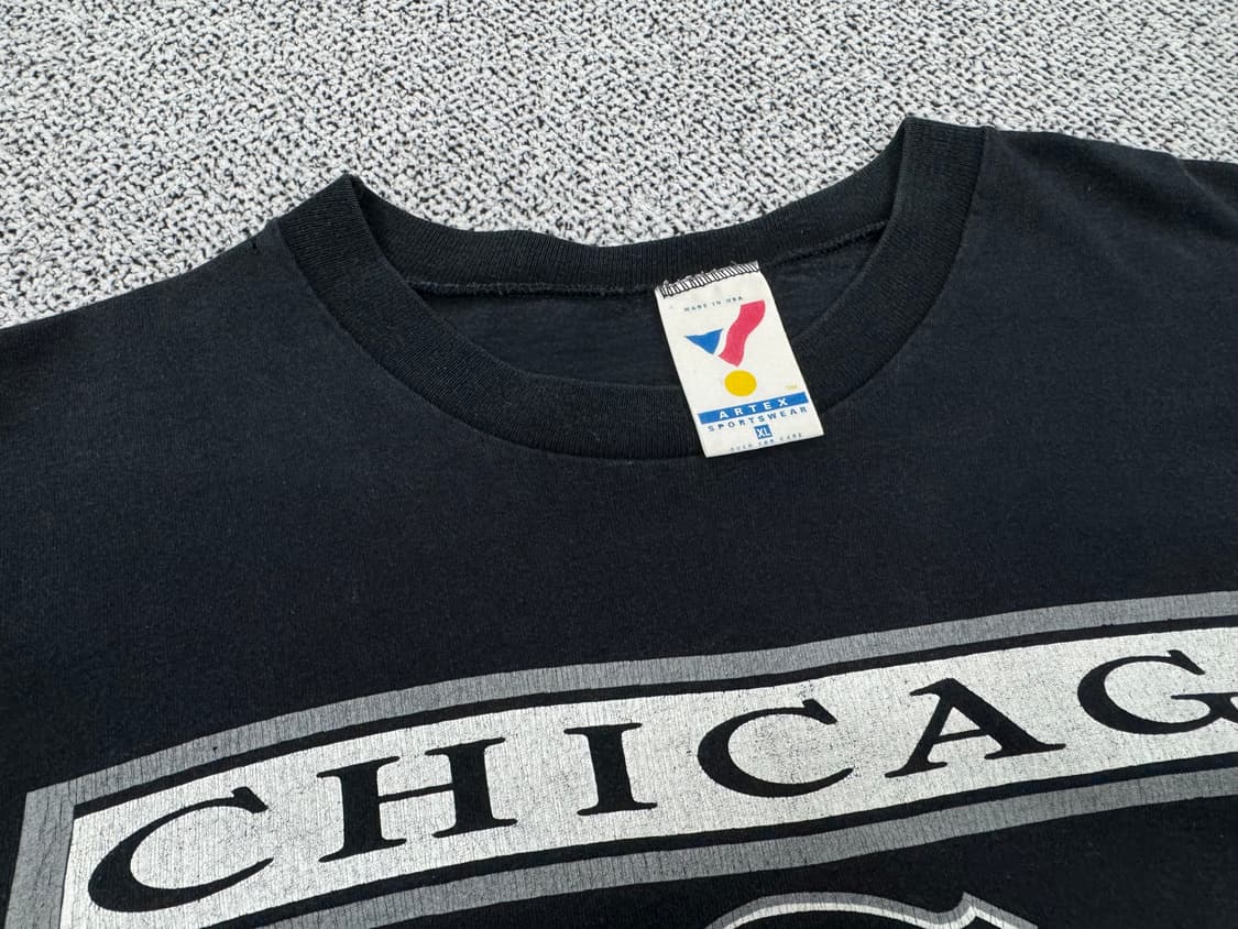 90s USA MLB 시카고화이트삭스 반팔티 상품이미지4