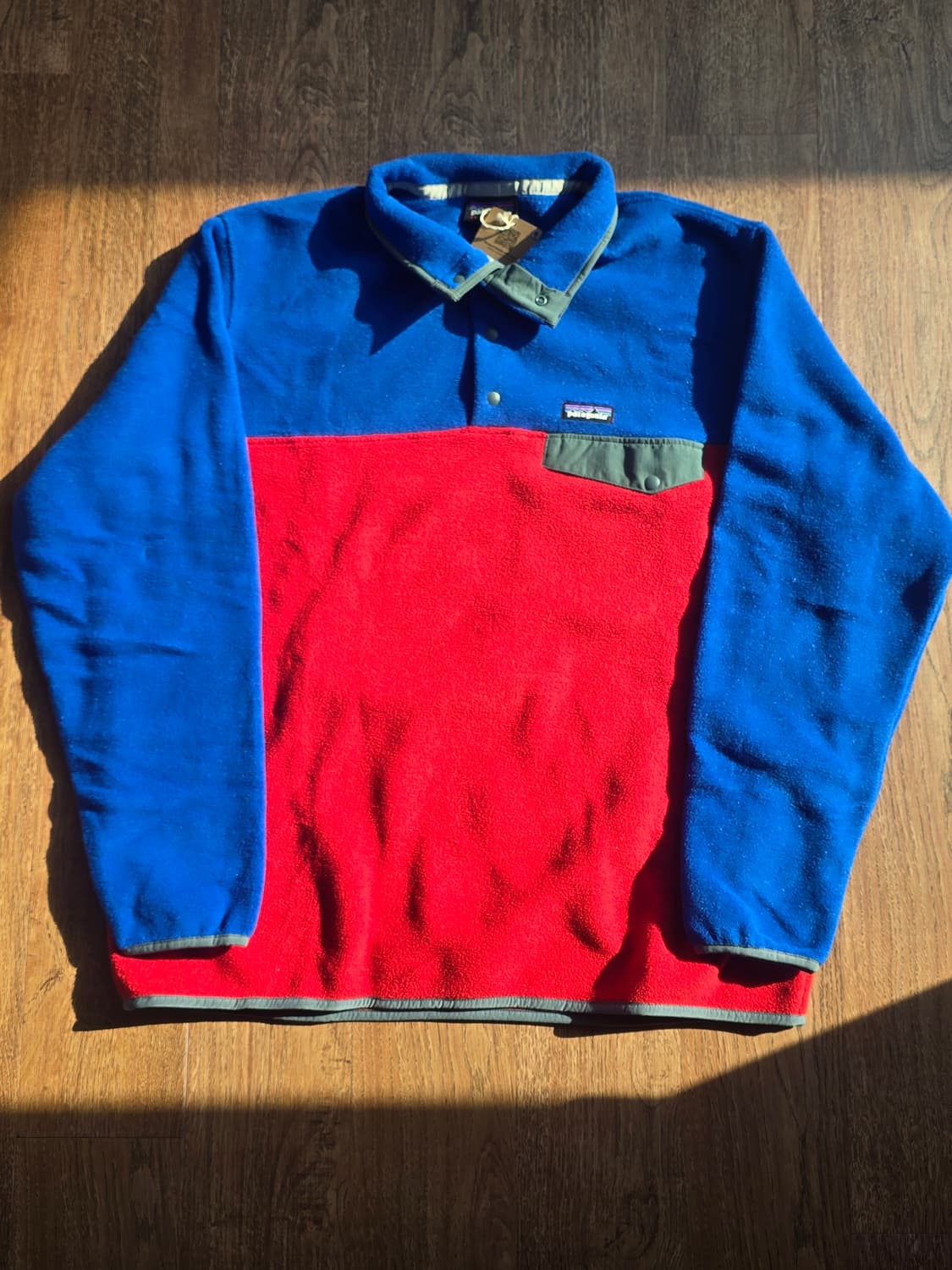 파타고니아 라이트웨이트 신칠라 스냅티 투톤 투어링 레드 블루 XXL 상품이미지2