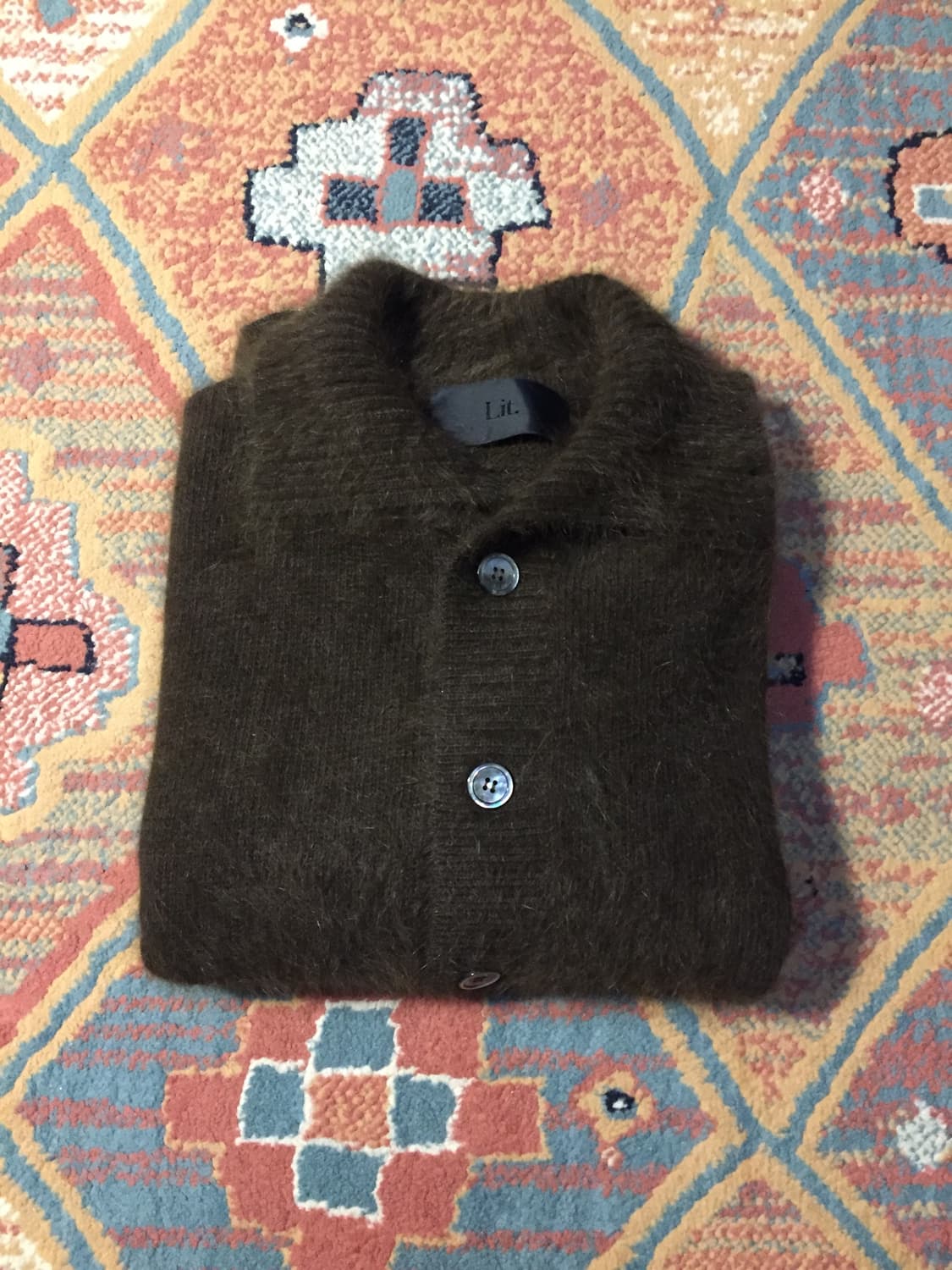 Lit 앙고라 카라 가디건 상품이미지6