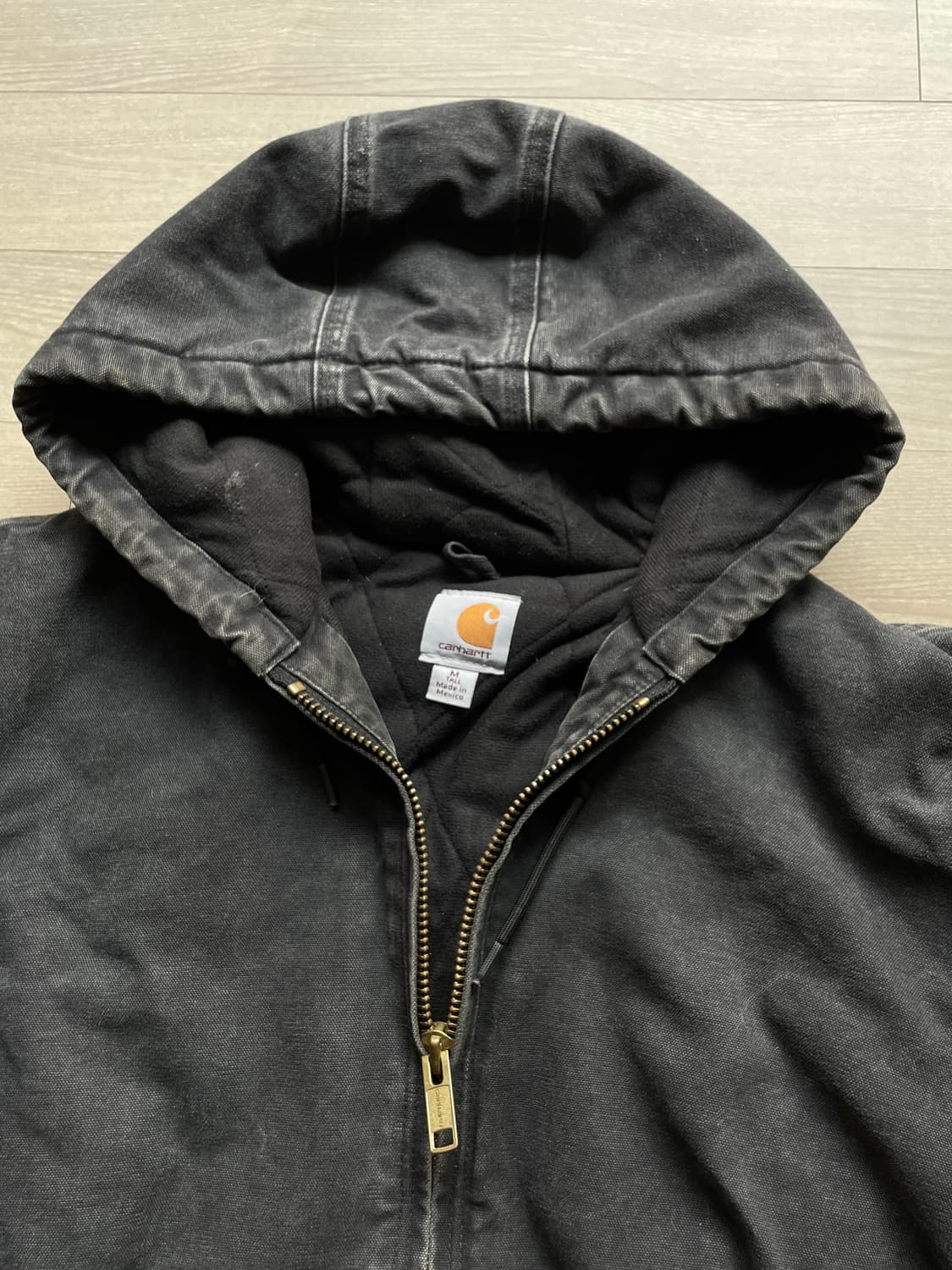 칼하트 j130 BLK 블랙 액티브 자켓 샌드스톤 carhartt 상품이미지3
