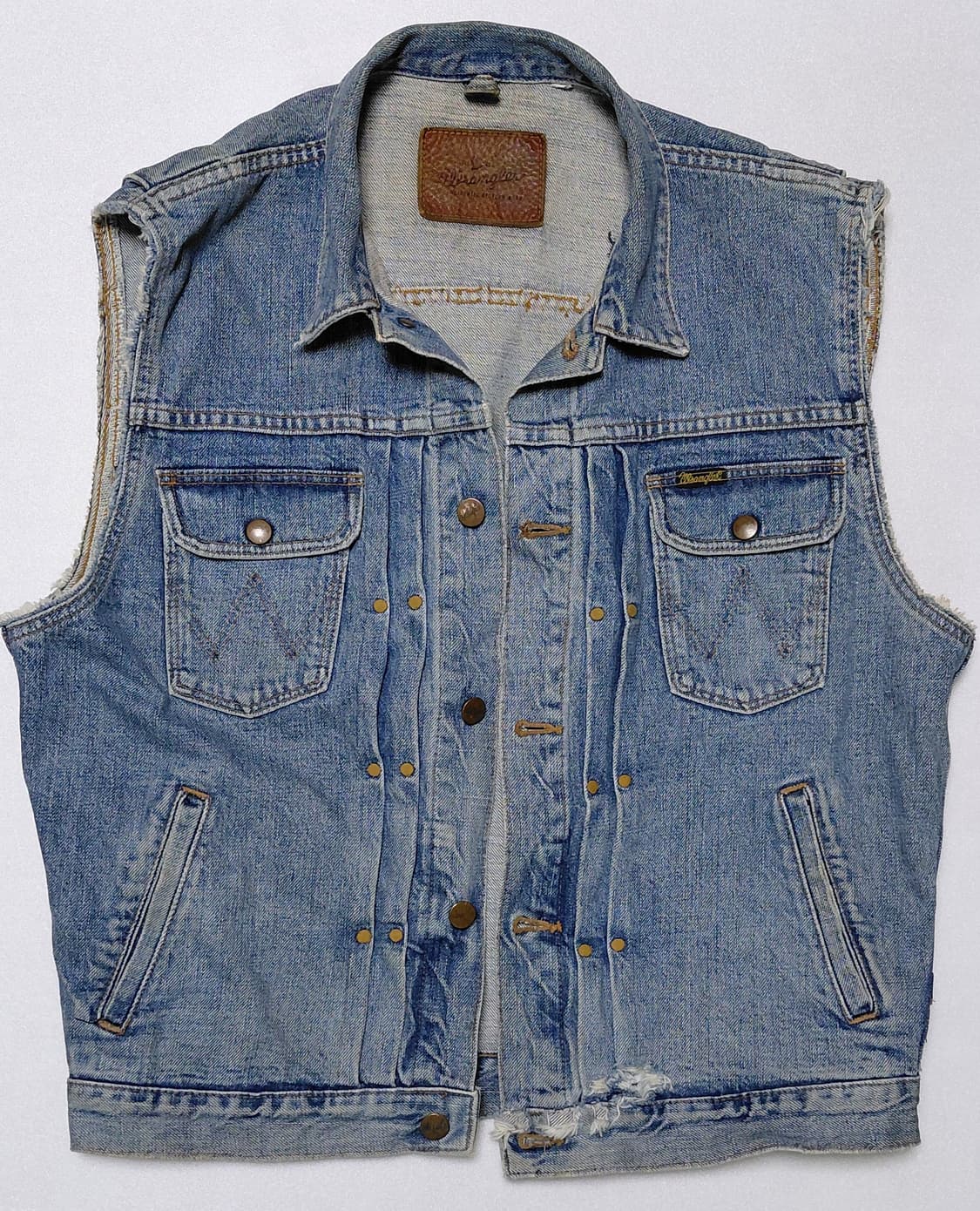 랭글러 2세대 트러커 데님 베스트 빈티지 M 상품이미지1