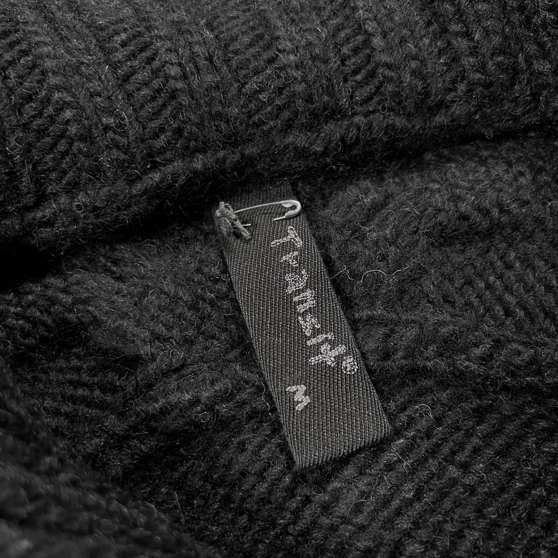 Transit 트랜짓 하이넥 울 니트 롱 가디건 자켓 상품이미지6