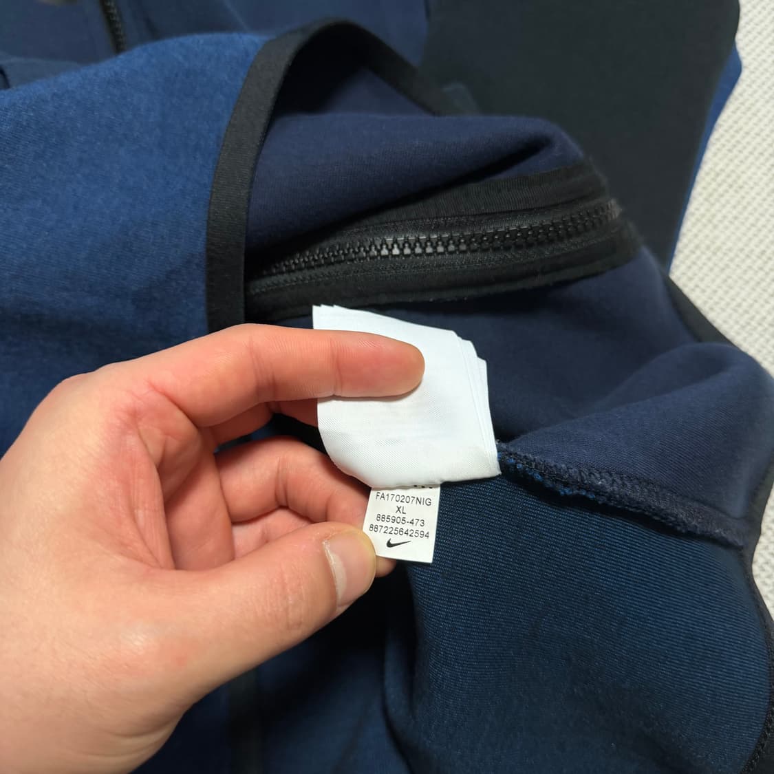 나이키 테크팩 배색 후드집업 상품이미지4