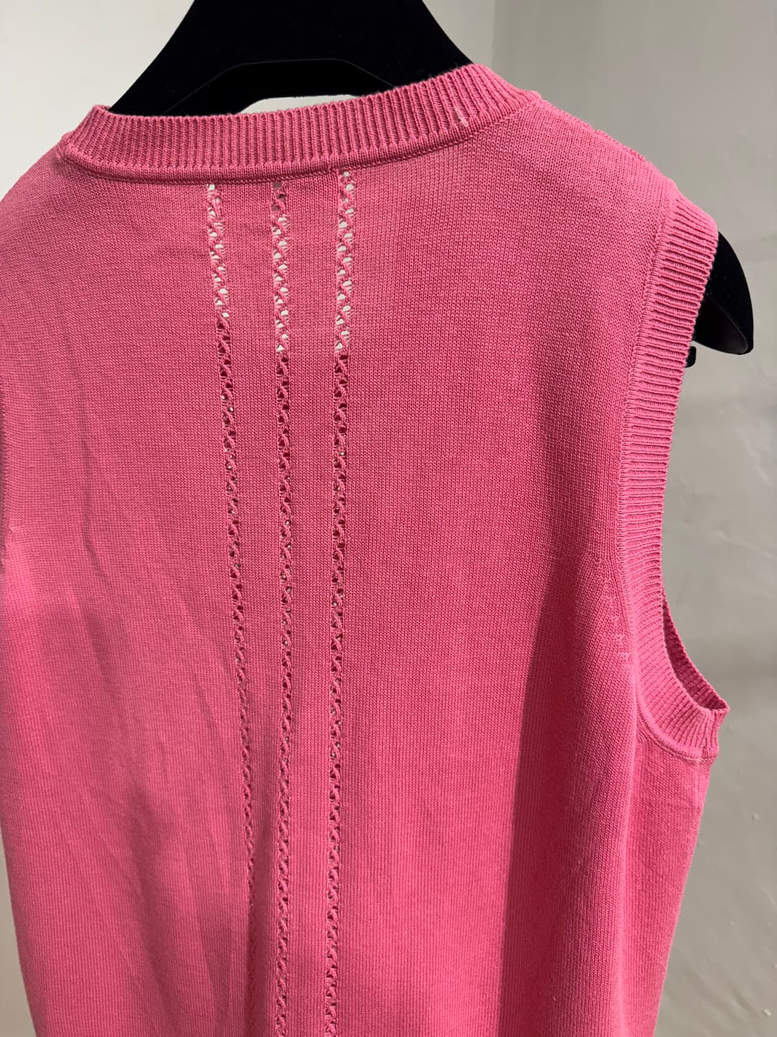 Freimage) Pink dot knit vest 상품이미지3