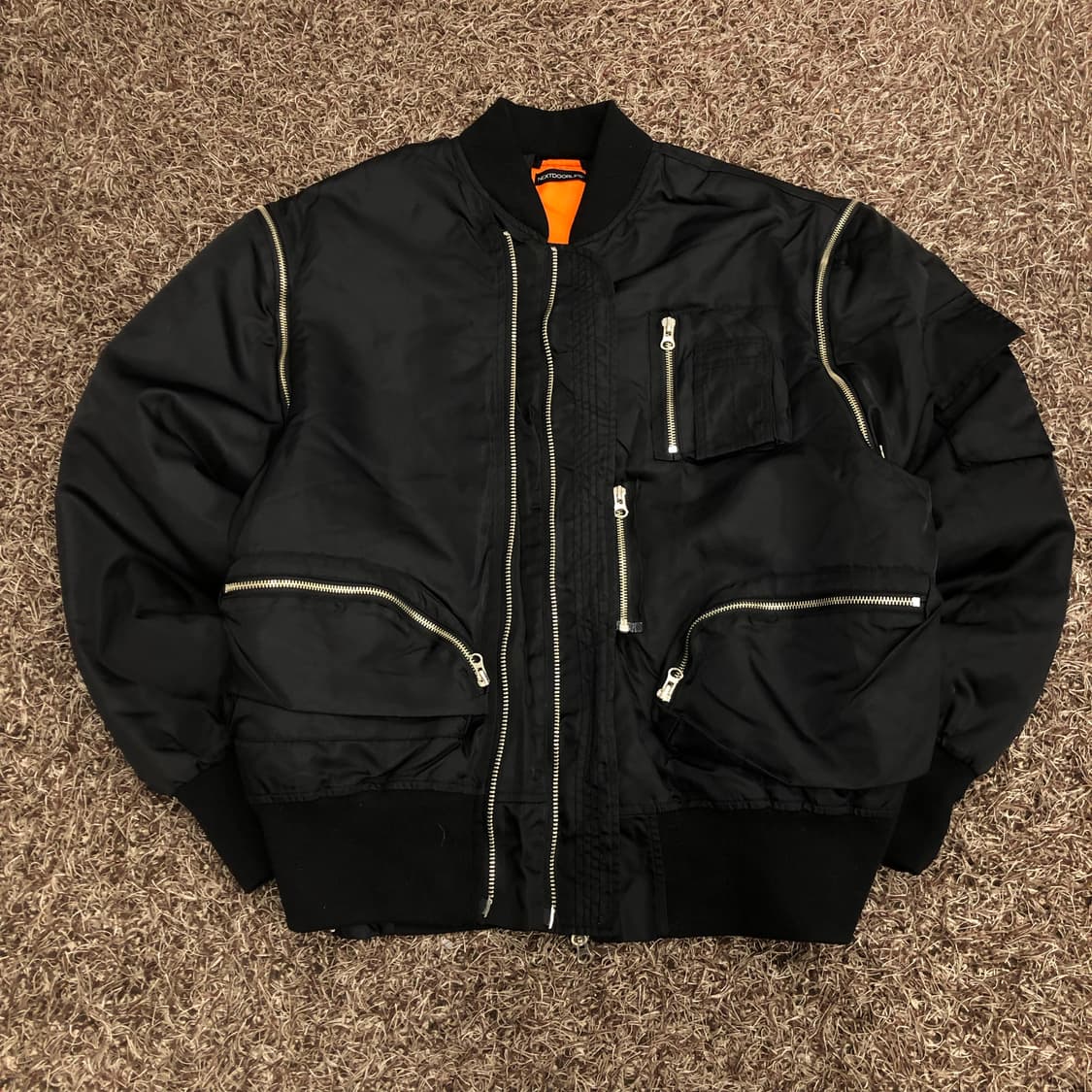 넥스트도어립스 Half N Half MA-1 봄버 마원 항공점퍼 상품이미지4